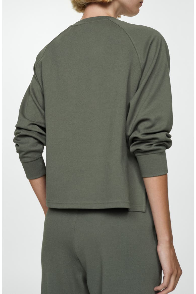 Relaxed Classic Sweatshirt, Alternate, color, KHAKI GREEN
