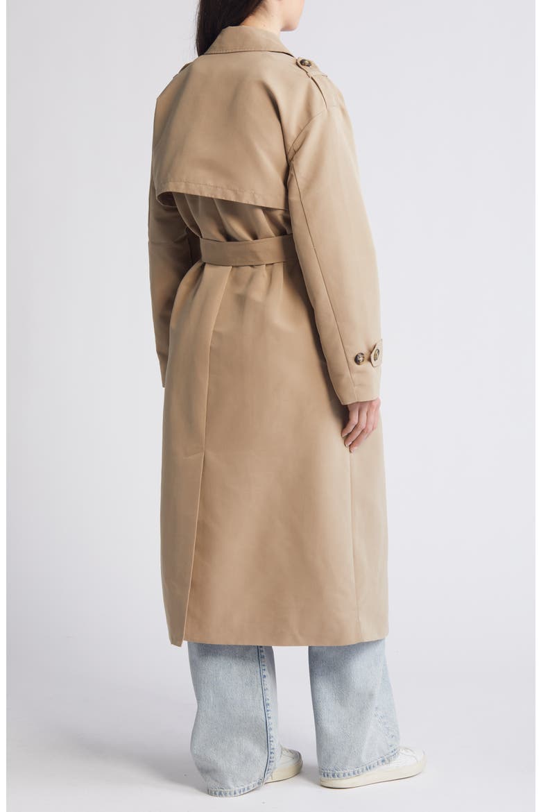 Chloe Trench Coat, Alternate, color, SILVER MINK