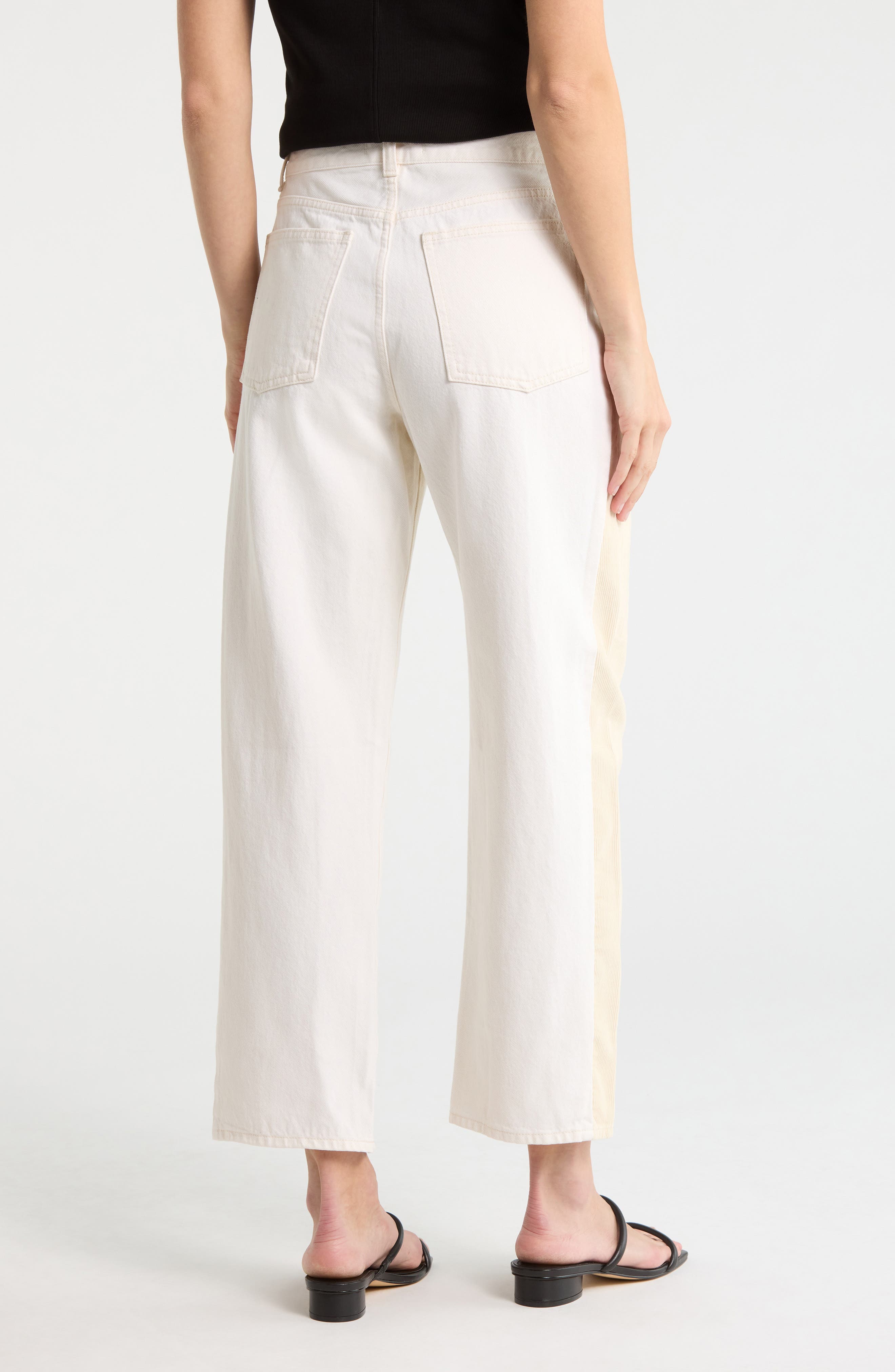 Pieced Barrel Leg Jeans - image 2