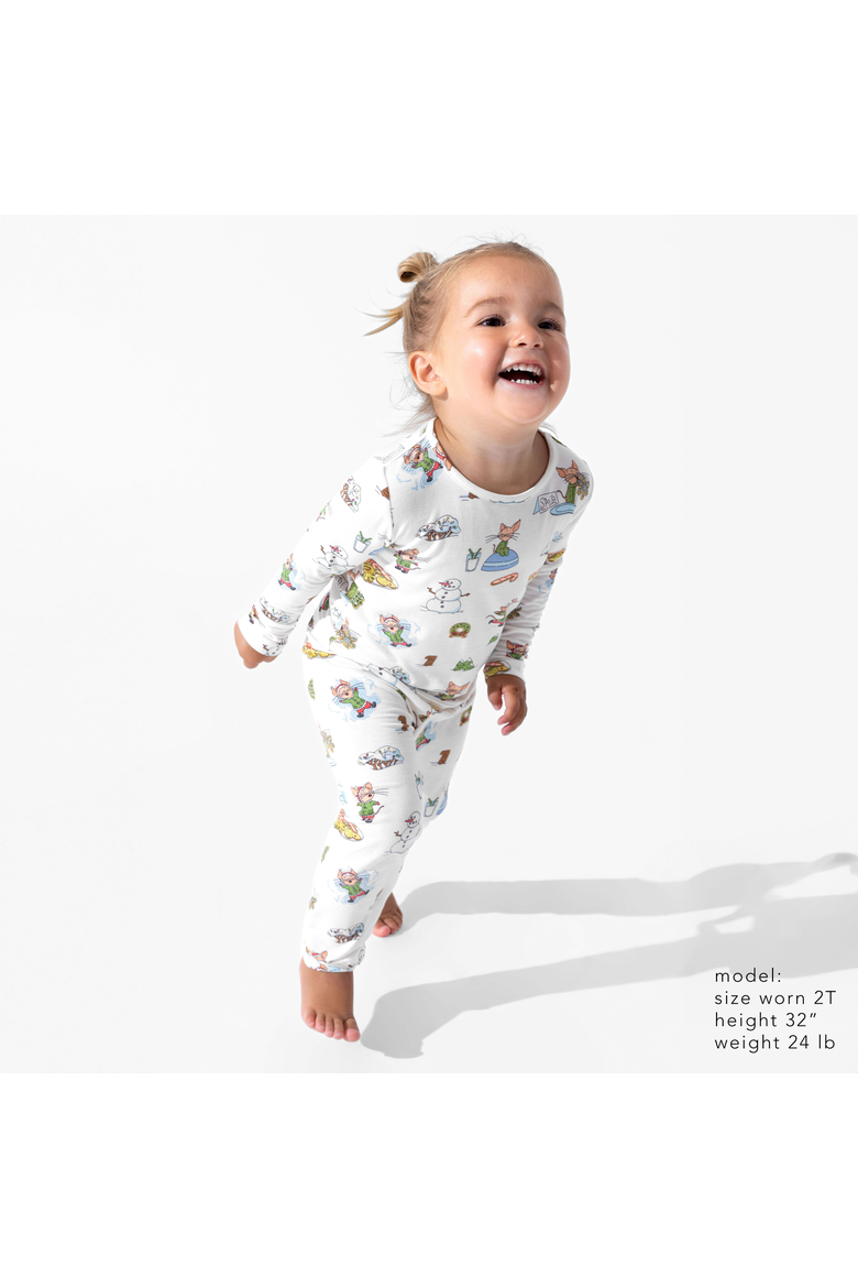 Kids' If You Give A Mouse A Cookie Christmas Set of 2 Piece Pajamas, Alternate, color, Mouse A Cookie Christmas