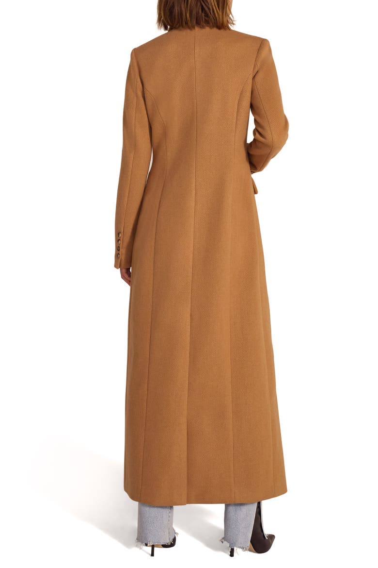 The Simon Maxi Coat, Alternate, color, CAMEL