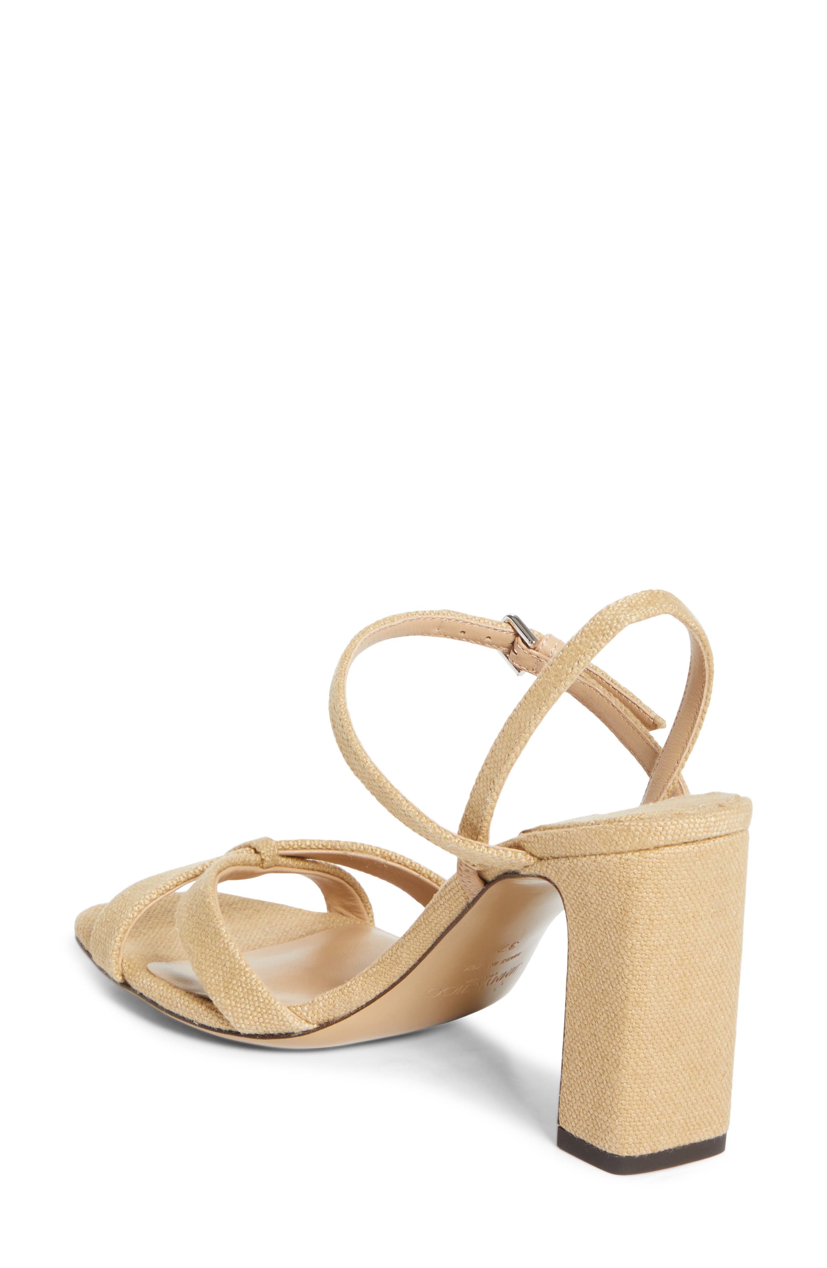 Jimmy Choo Elsy Block Heel Sandal, Alternate, color, Camel