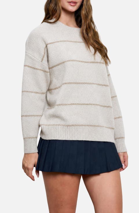 Stripe Crewneck Sweater