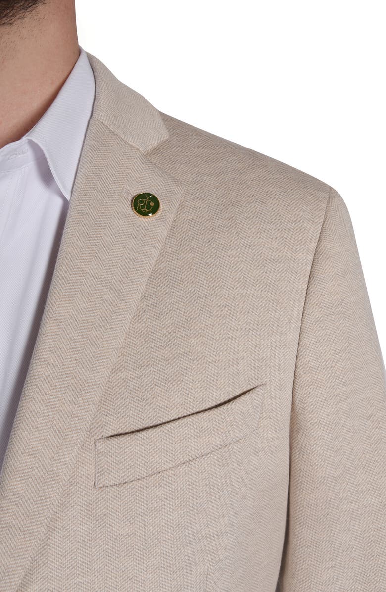 CRICKETEER Herringbone Knit Sport Coat, Alternate, color, 