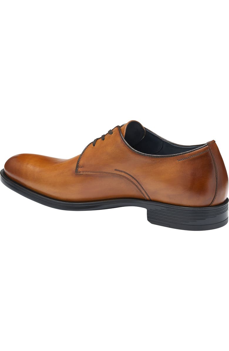 Johnston & Murphy Flynch Plain Toe Derby, Alternate, color, Tan Italian Calfskin