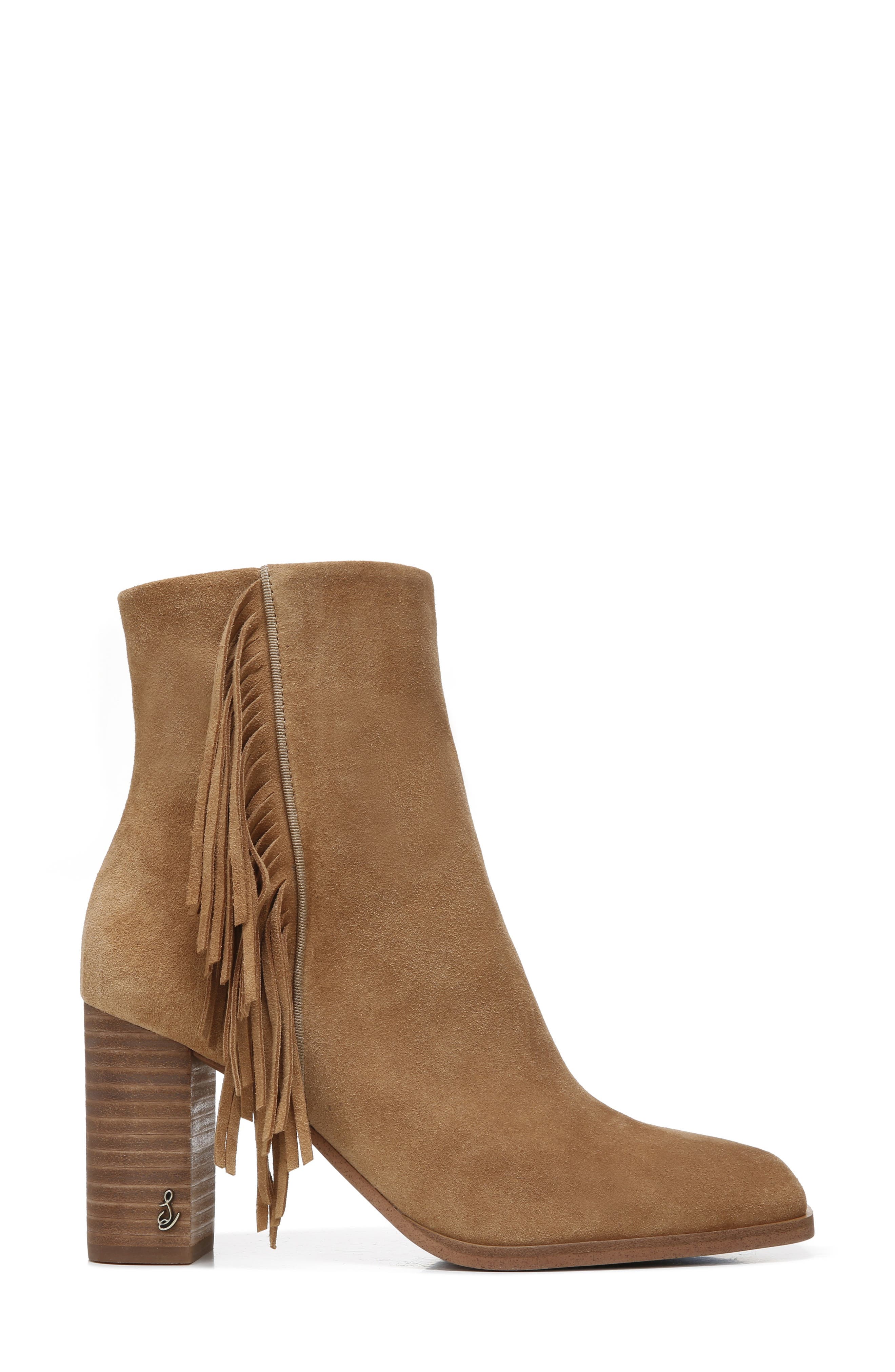 Sam Edelman Ona Fringe Bootie, Alternate, color, 