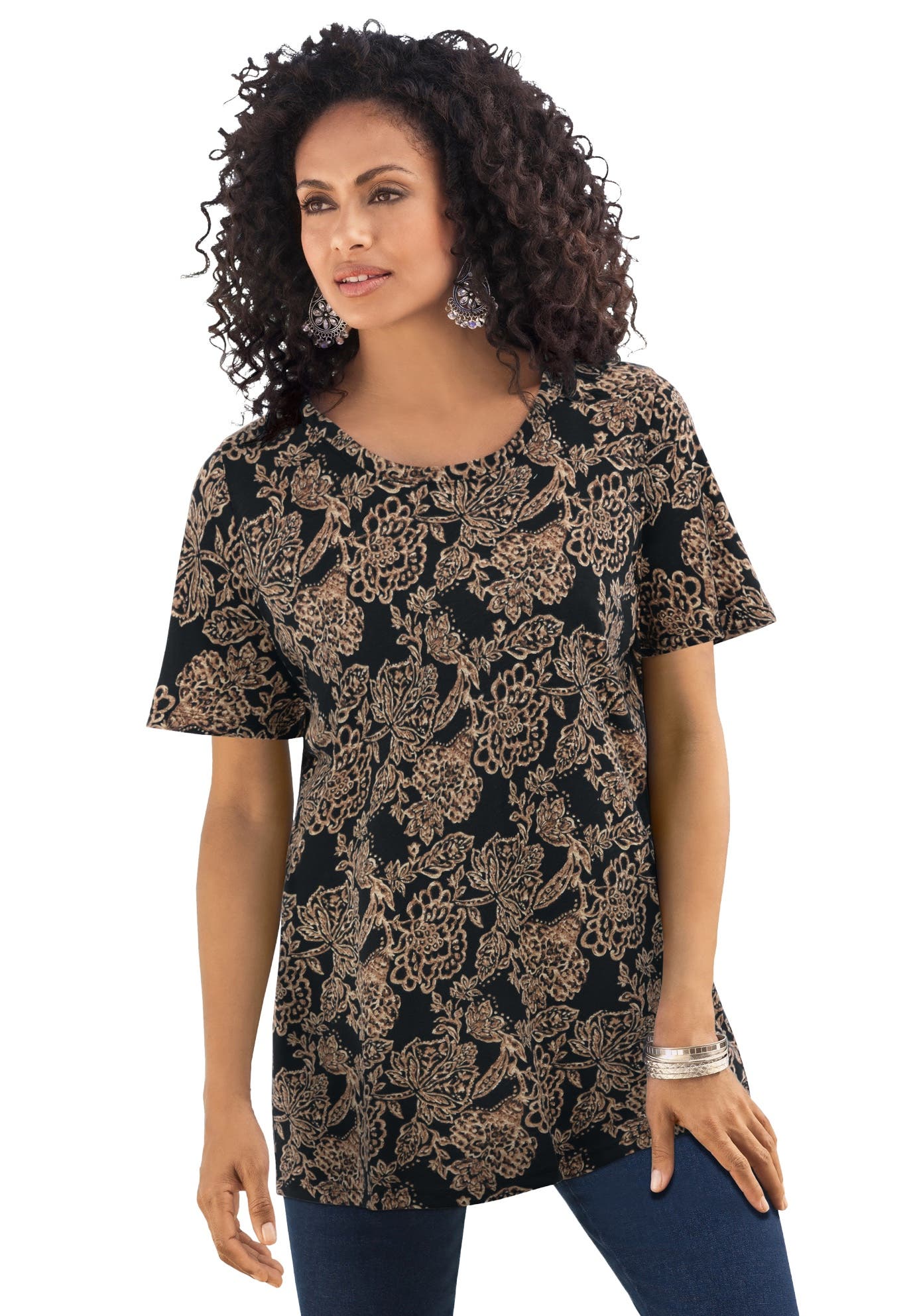 BLACK LACEY BATIK
