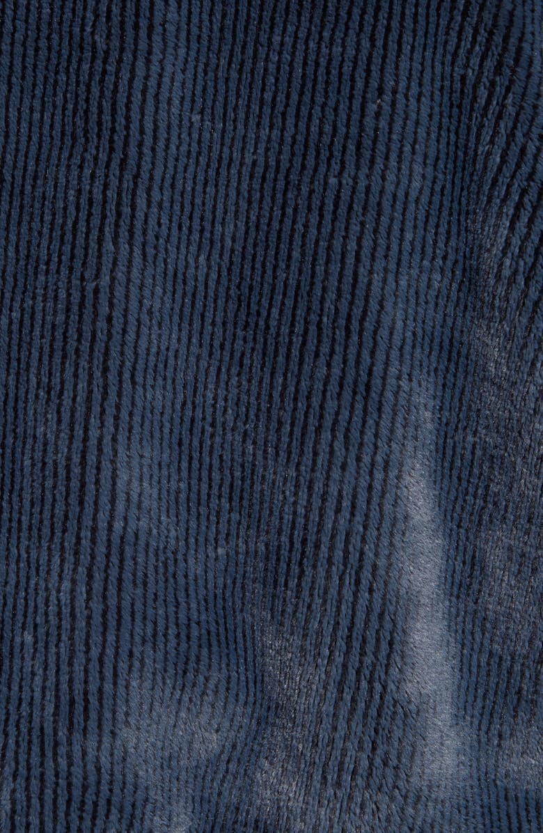 Daniel Buchler Pinstripe Fleece Robe, Alternate, color,