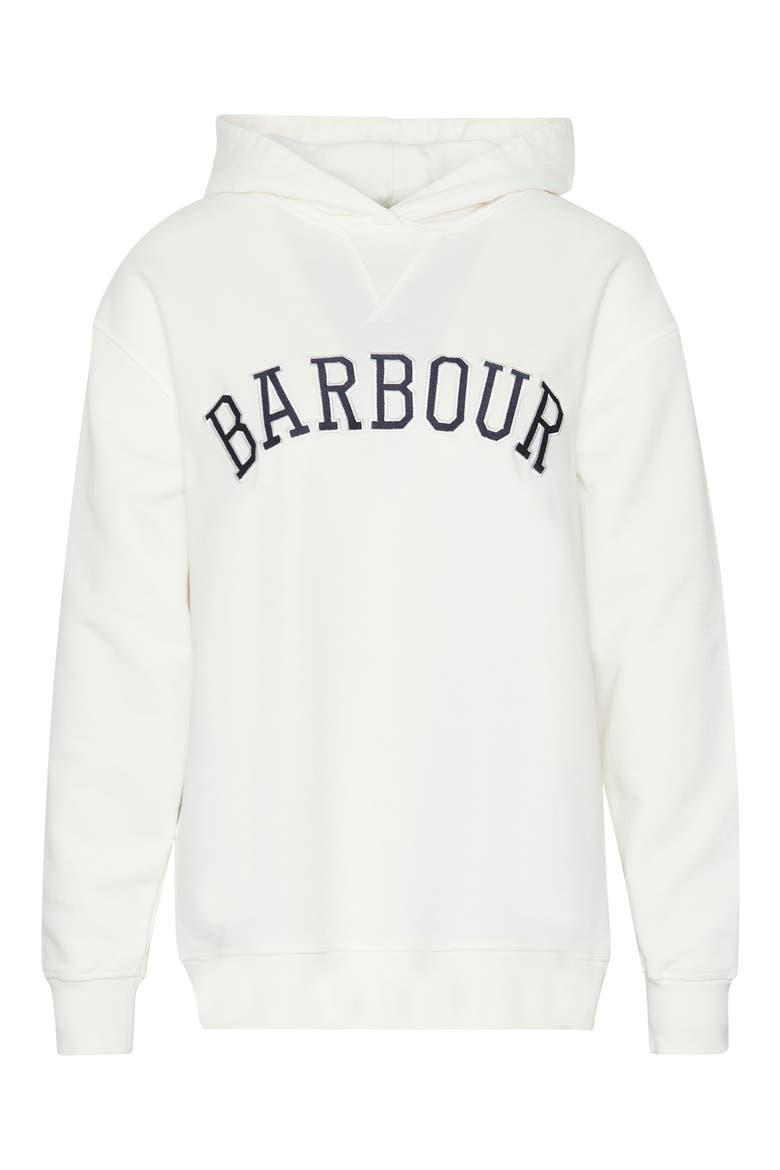 Northumberland Logo Embroidered Cotton Graphic Hoodie, Alternate, color, CLOUD NAVY