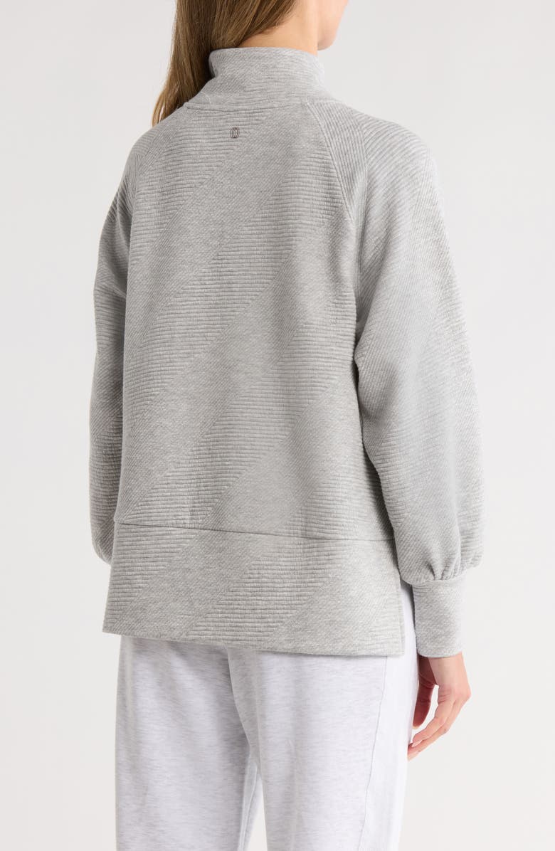 BALANCE COLLECTION Whitley Quarter Zip Pullover, Alternate, color, Heather Grey