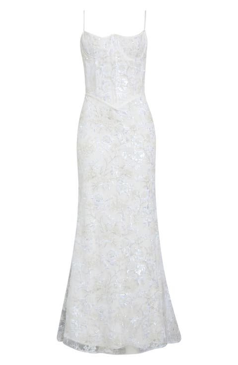 Naima Hand Beaded Gown