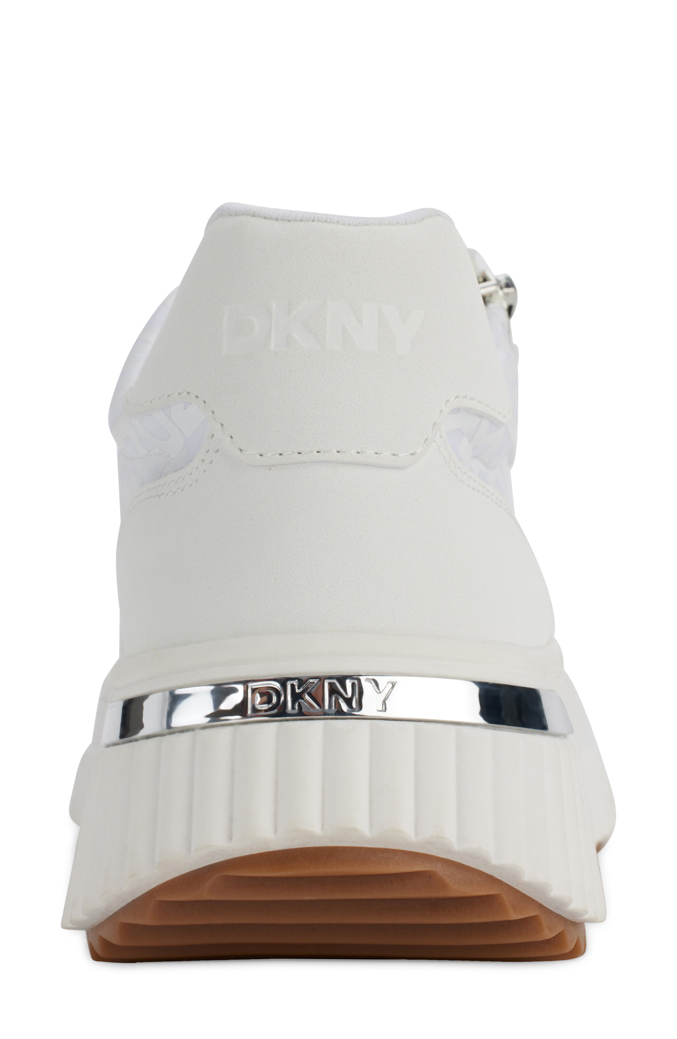 DKNY Lissa Platform Sneaker, Alternate, color, Bright White