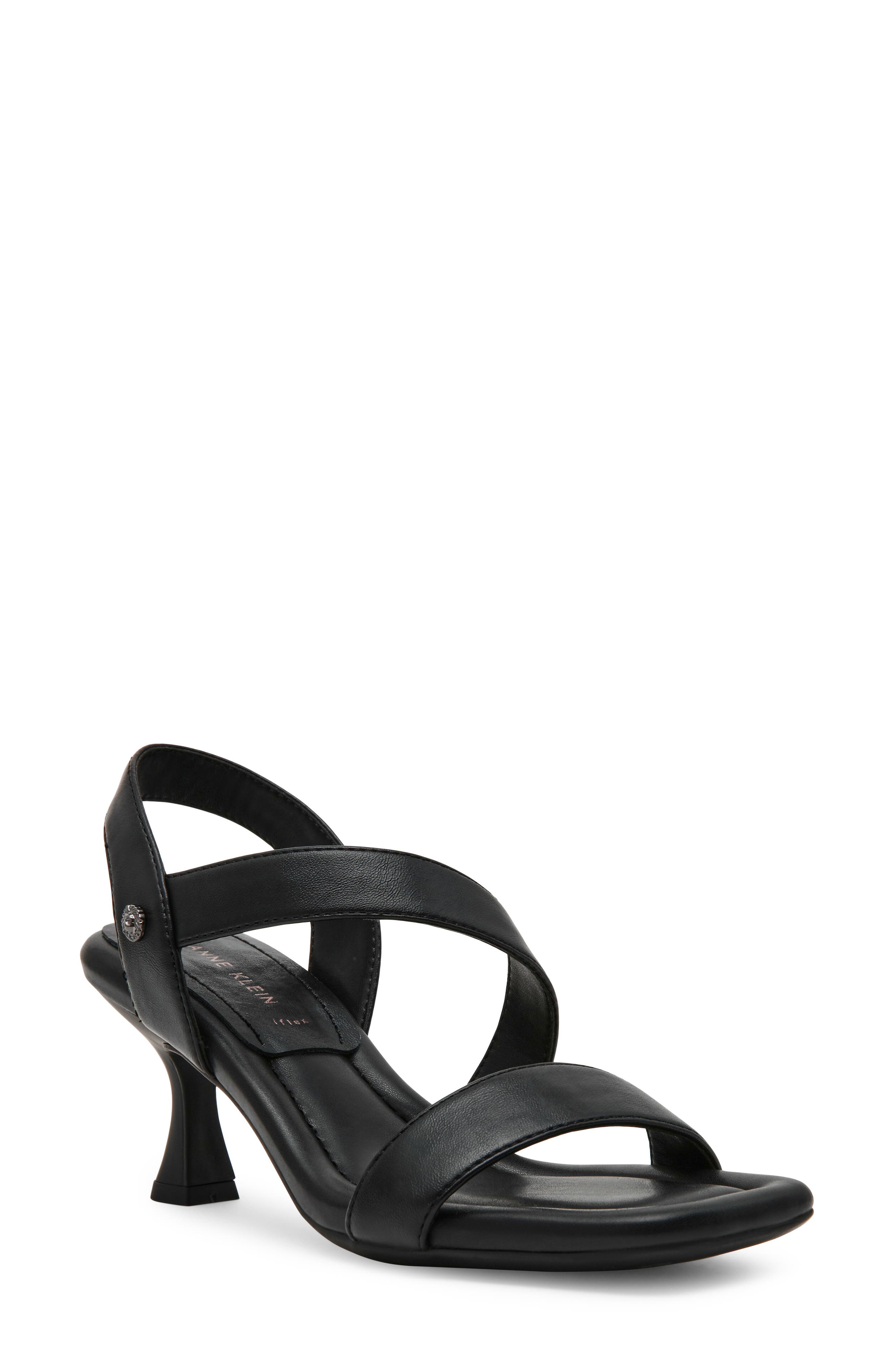Anne Klein Johanna Slip On Kitten Heel Sandal, Main, color, 