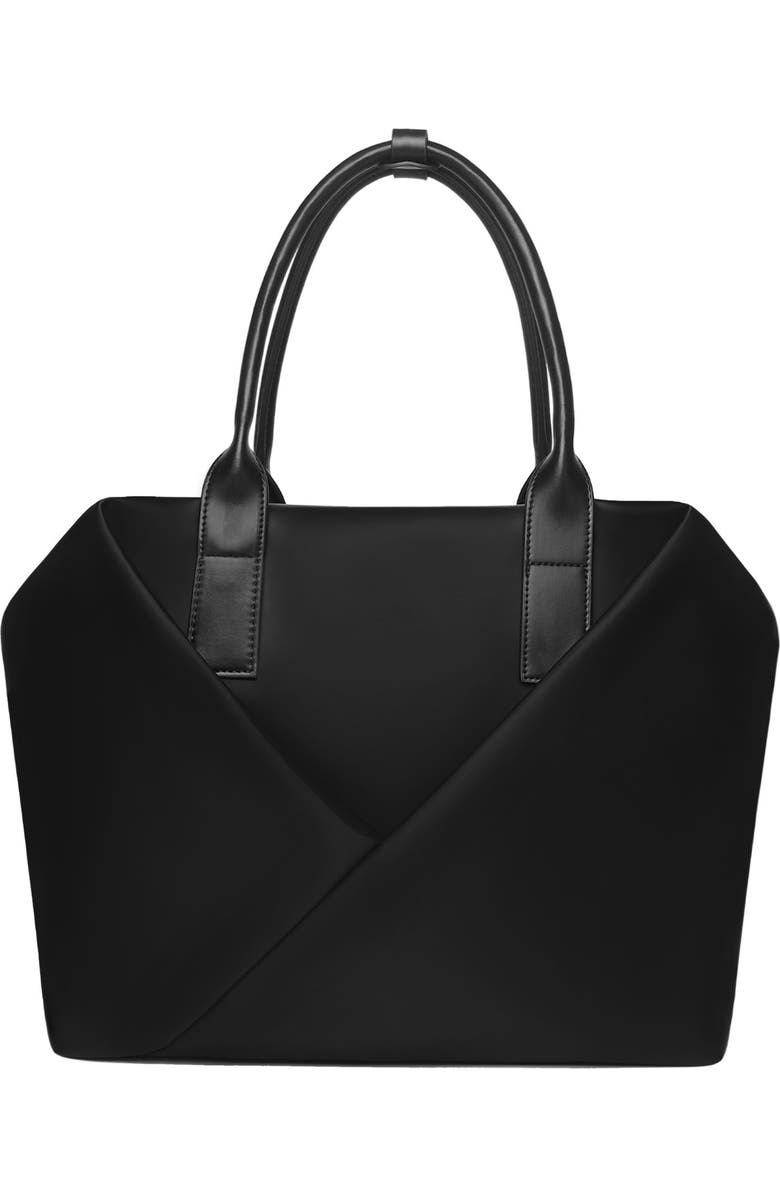 Lux and Nyx Origami Work Tote 15-Inch Laptop Tote Bag for Women, Main, color, Black + Gold