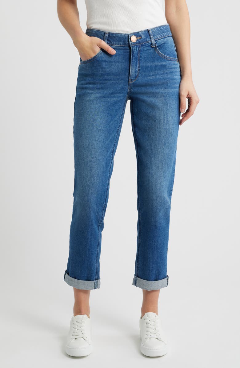Wit
Wisdom Gemma Girlfriend Jeans, Main, color, Blue