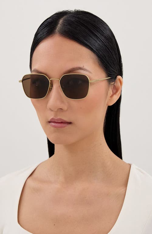 Bottega Veneta 55mm Square Sunglasses In Brown