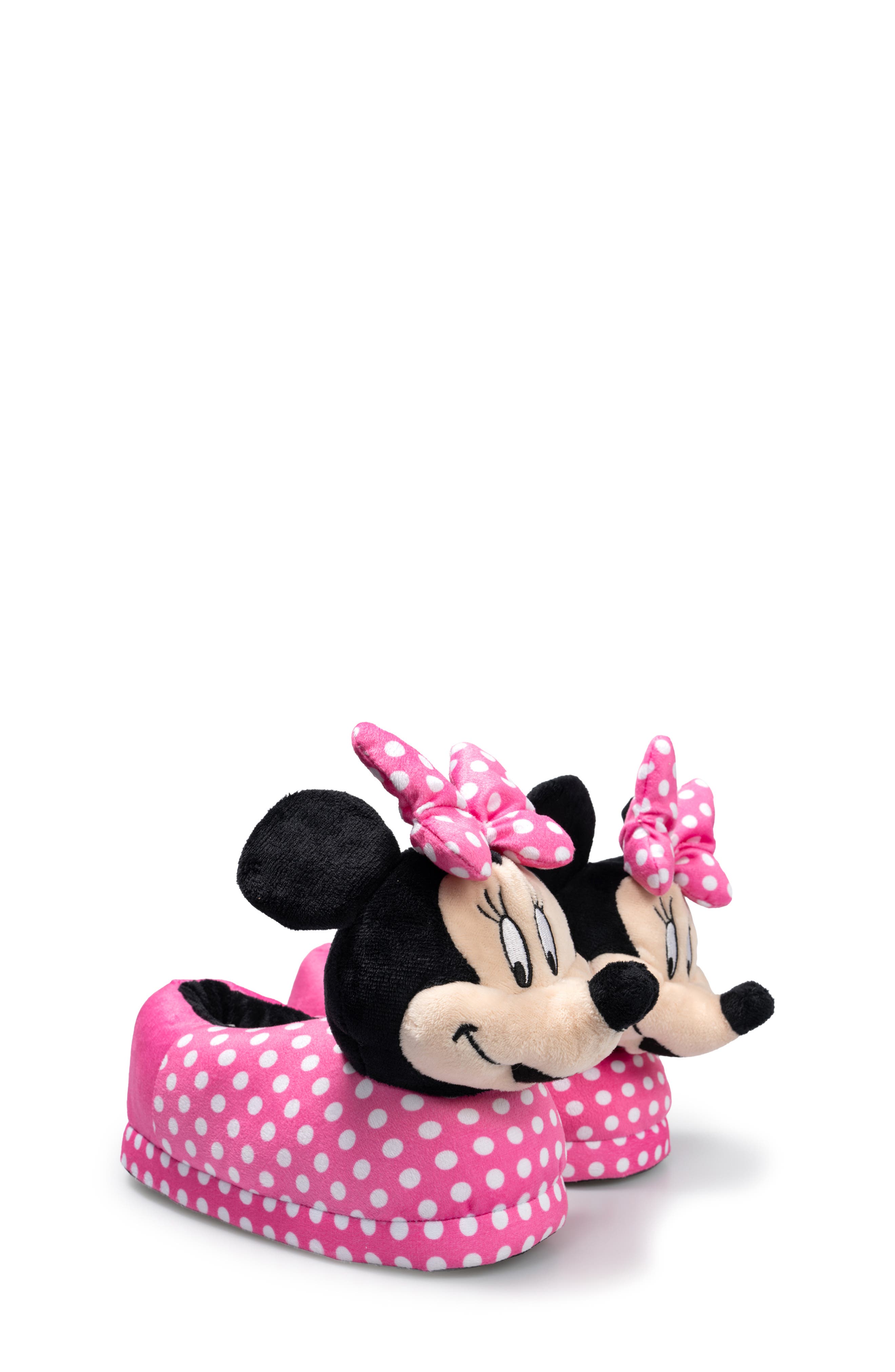 Ground Up Kids' 3D Minnie Mouse Slipper, Alternate, color, Pink
