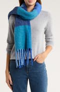 Nordstrom Wool & Alpaca Blend Fringe Scarf