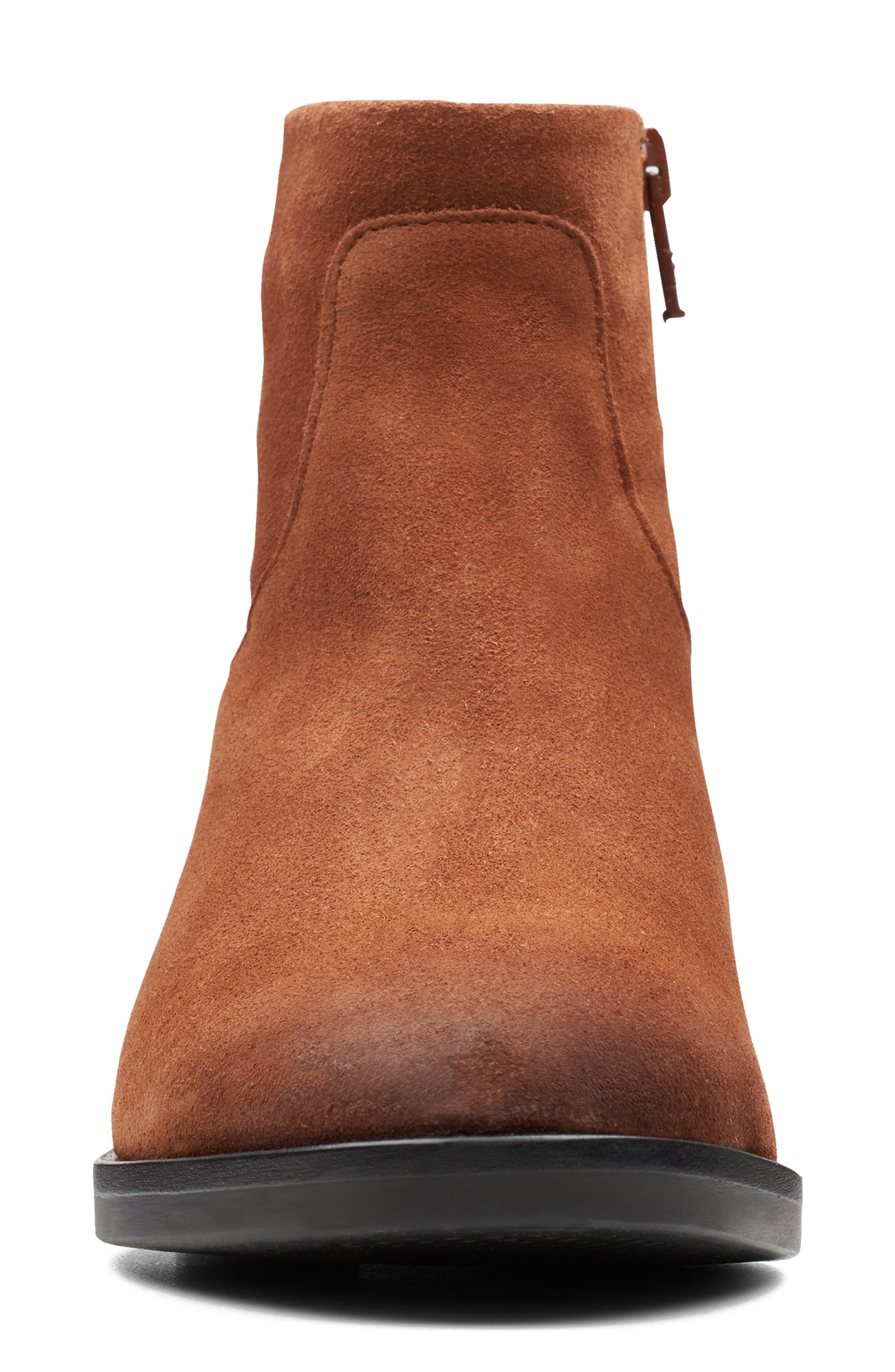 Pure Rosa Bootie, Alternate, color, TAN SUEDE