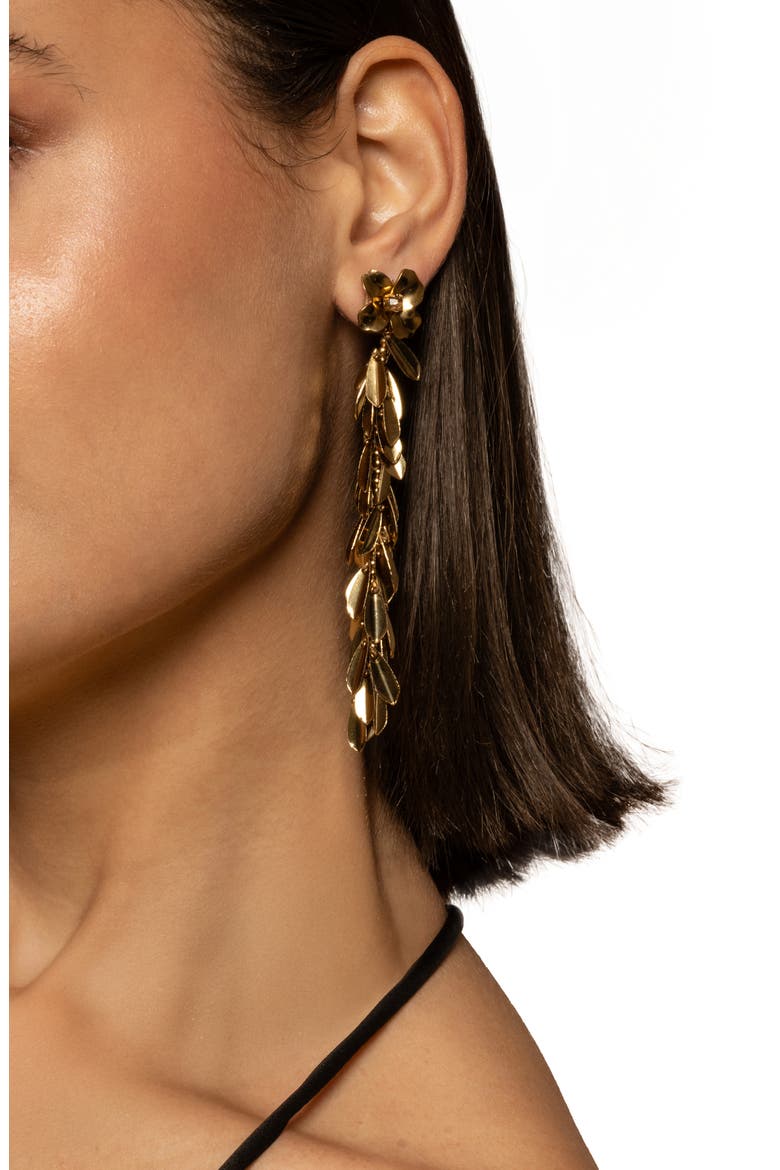 Demeter Lineral Drop Earrings, Alternate, color, GOLD