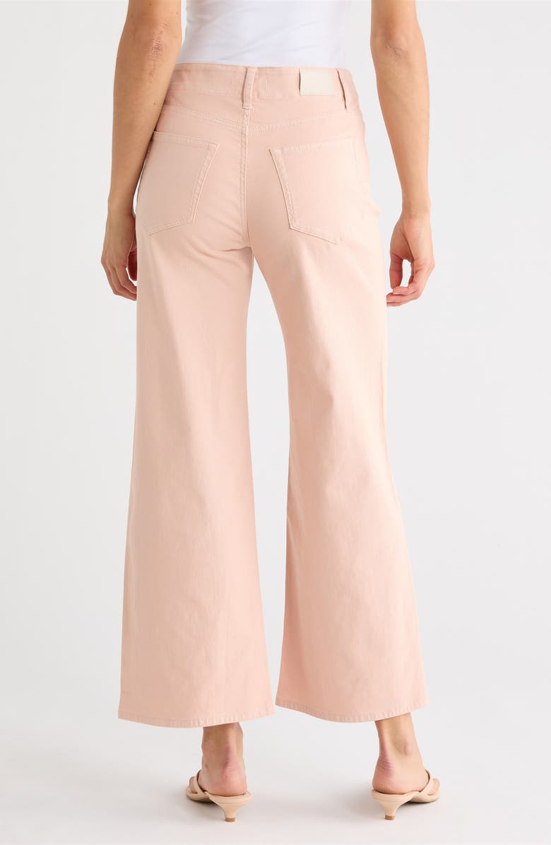PAIGE Ari Drawstring High Waist Wide Leg Pants, Alternate, color, Vintage Peach