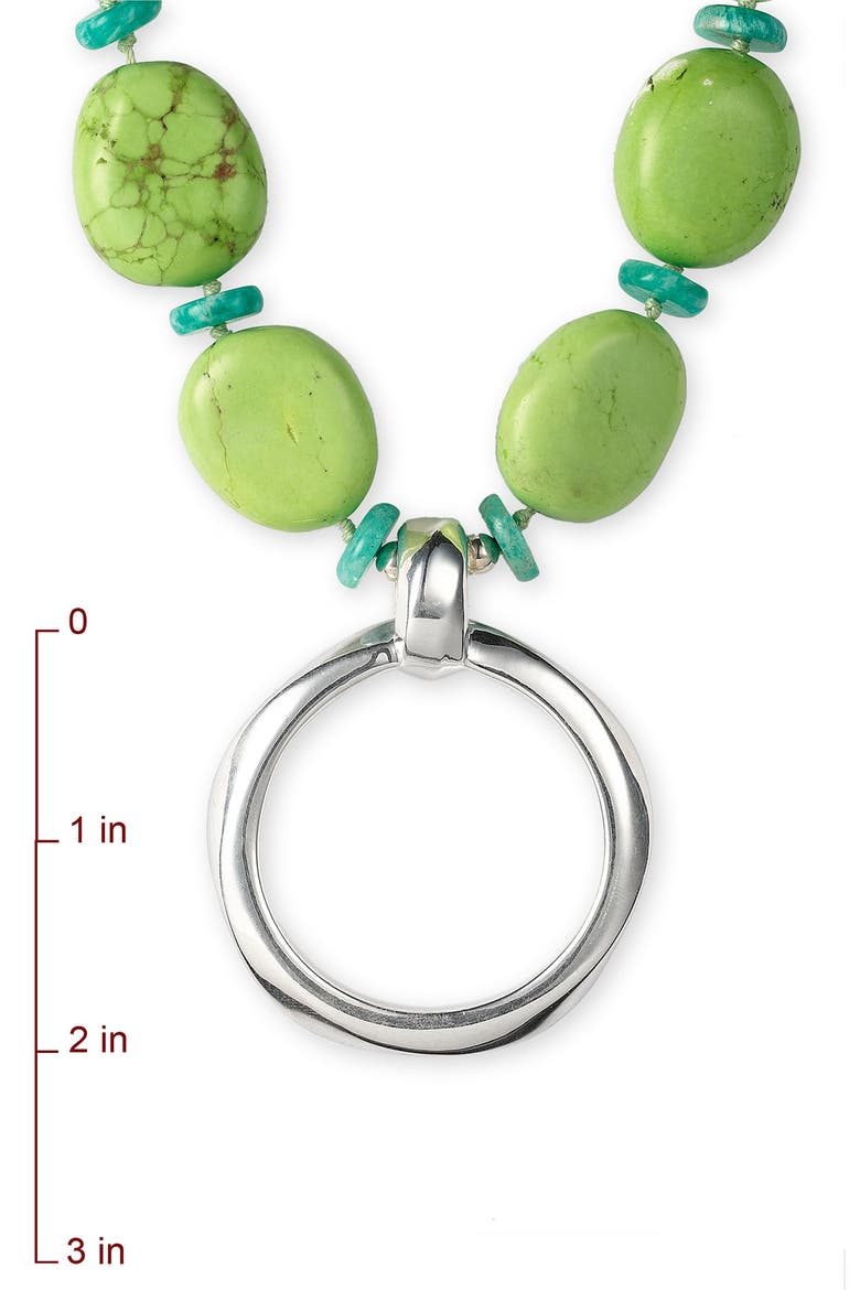 Turquoise Pendant Necklace, Alternate, color, BLUE / GREEN TURQUOISE
