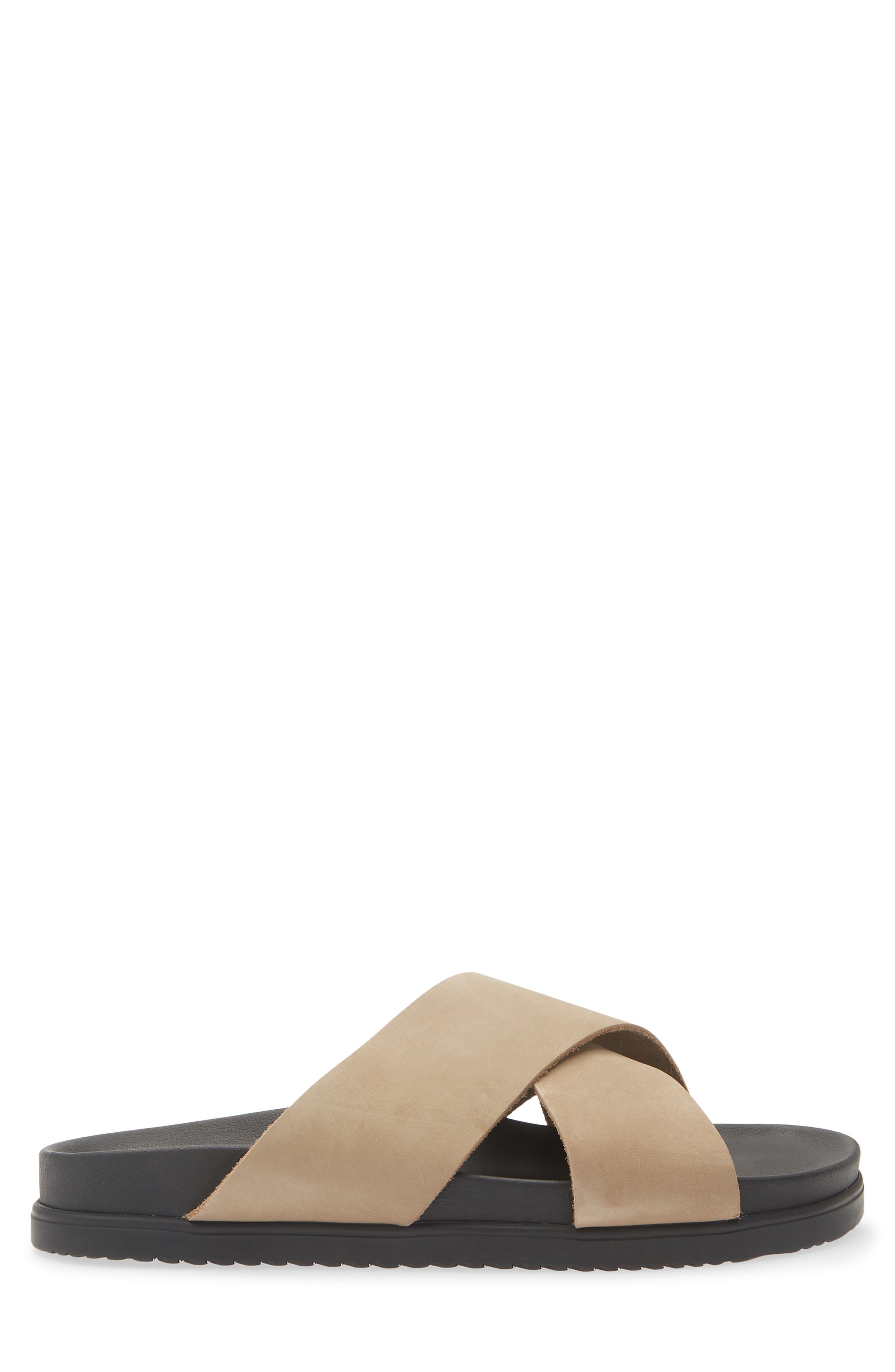 Bruno Magli Beau Slide Sandal, Alternate, color, Sand Nubuck