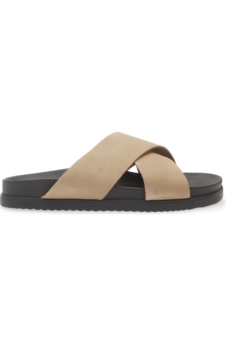 Bruno Magli Beau Slide Sandal, Alternate, color, Sand Nubuck