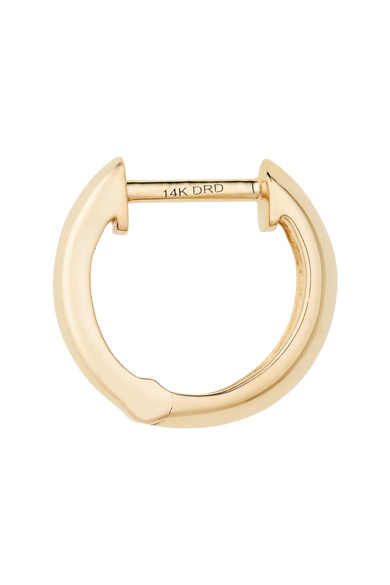 Dana Rebecca Reese Brooklyn Knife Edge Huggie Hoop Earrings, Alternate, color, YELLOW GOLD