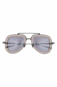 Valentino 50mm Aviator Sunglasses