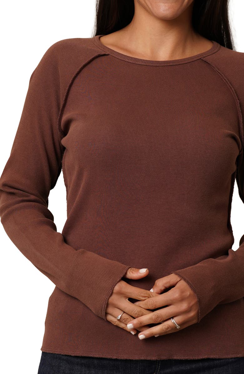 CYRUS Raglan Stitch Rib Top, Alternate, color,