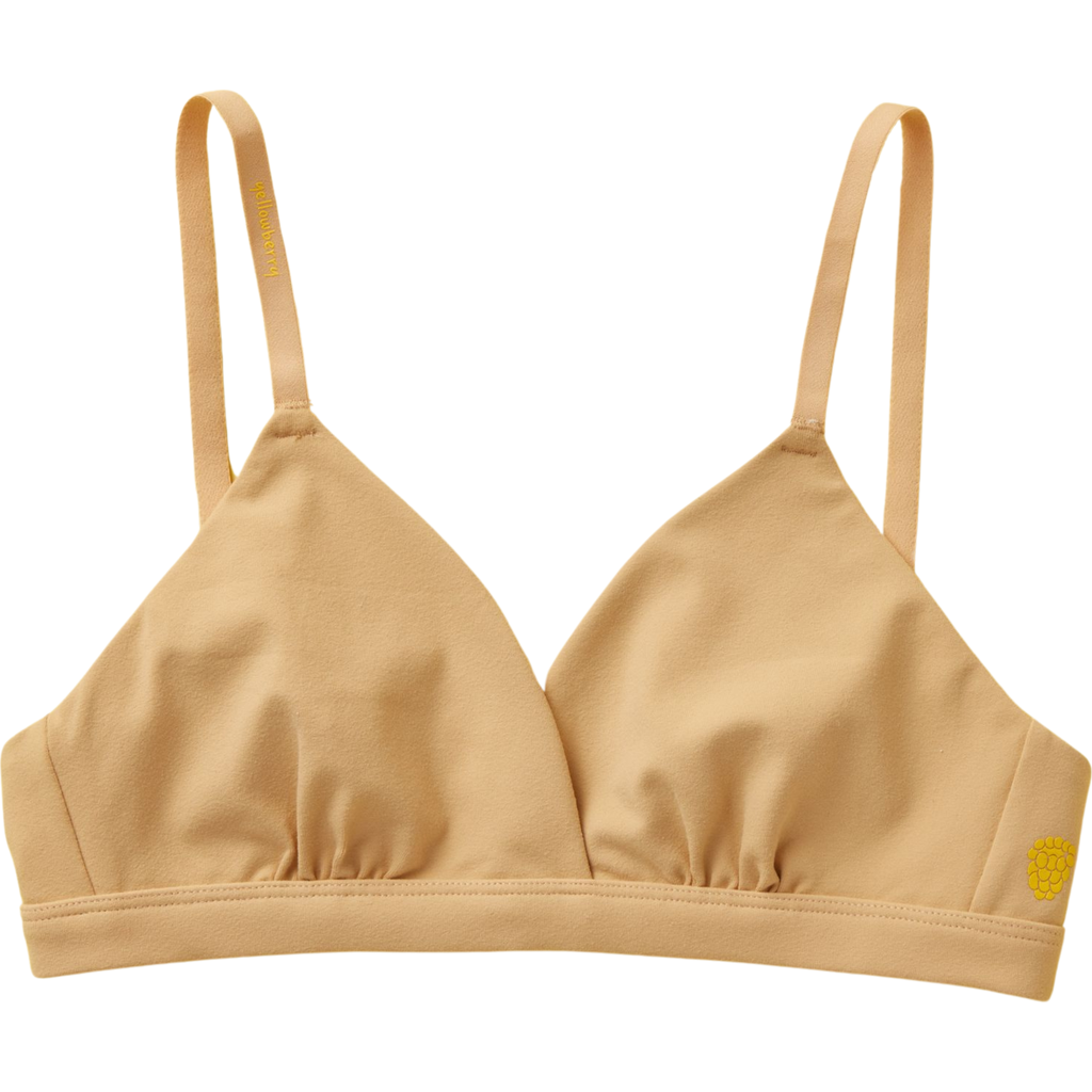Yellowberry Butter Triangle Bra In Fawn