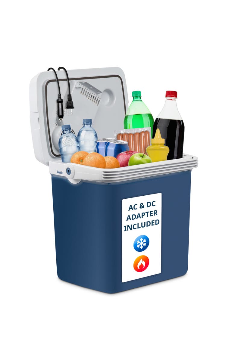 Ivation 25L Electric Cooler/Warmer, Main, color, Blue