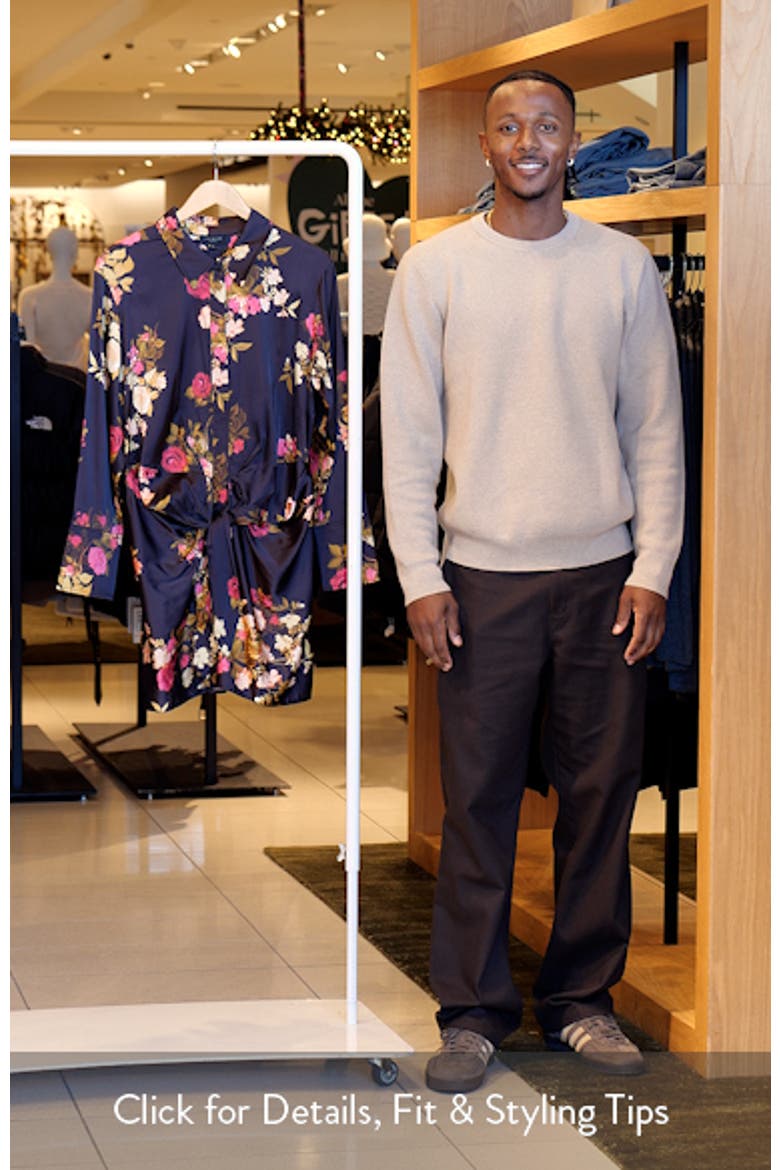 Laurel Floral Long Sleeve Shirtdress video