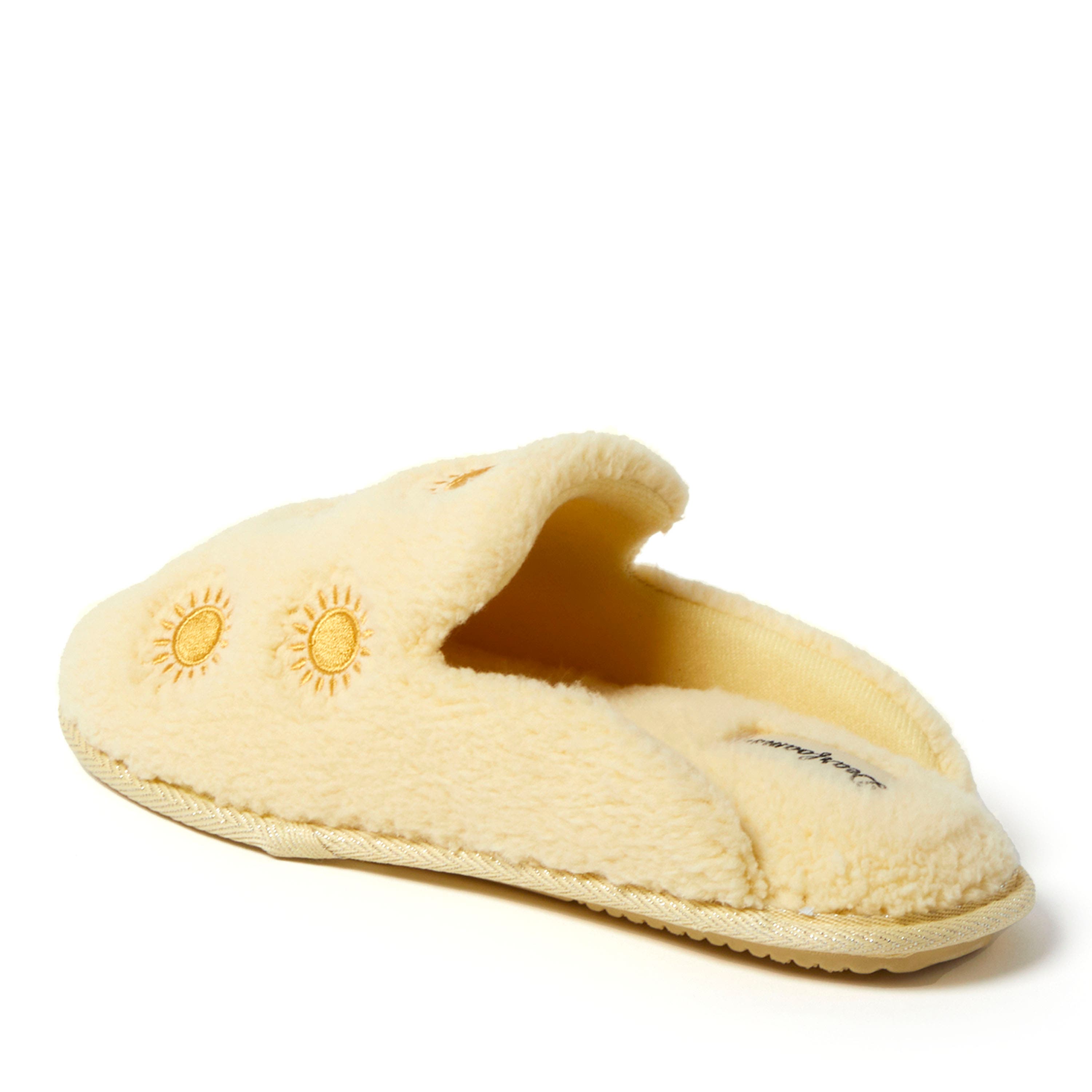 Valentines Day Hearts Scuff Slipper, Alternate, color, HONEY BLOSSOM