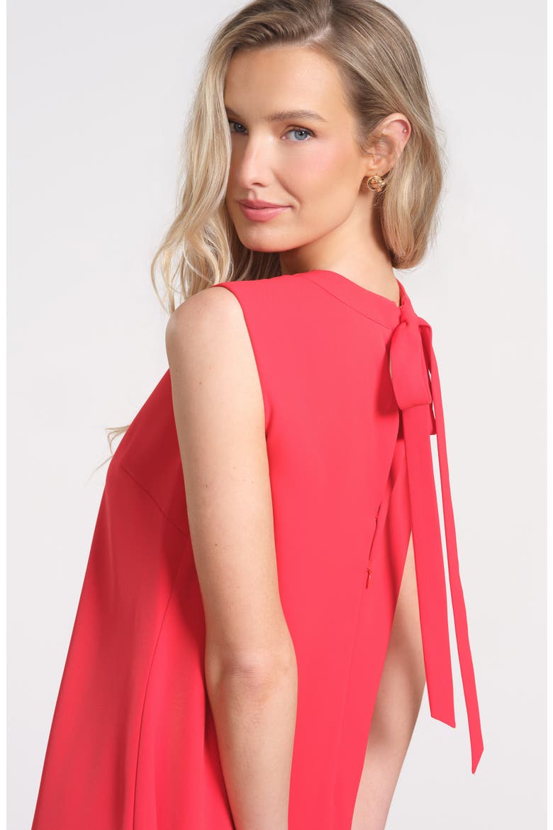 A-Line Sleeveless Dress, Alternate, color, RED