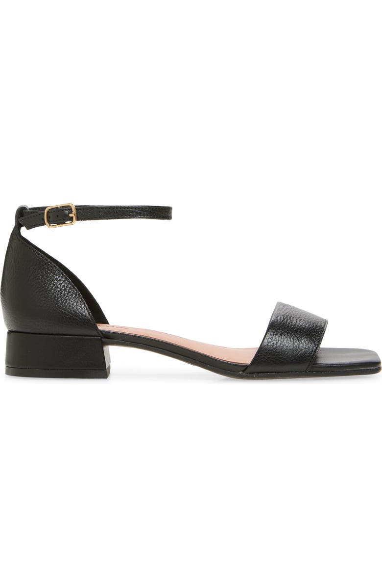 Bottero Eduara Ankle Strap Sandal, Alternate, color, Preto