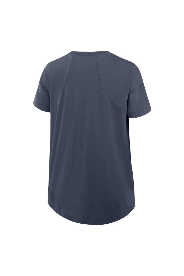 Women's Nike Charcoal Los Angeles Dodgers 2025 City Connect Flowy Fashion Tri-Blend Performance T-Shirt, Alternate, color, Charcoal