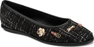 KARL LAGERFELD PARIS Vadelle Tweed Ballet Flat