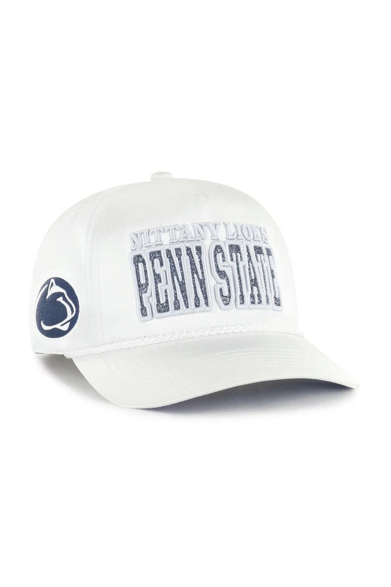 Women's '47 White Penn State Nittany Lions Outspoken Hitch Adjustable Hat, Main, color, White