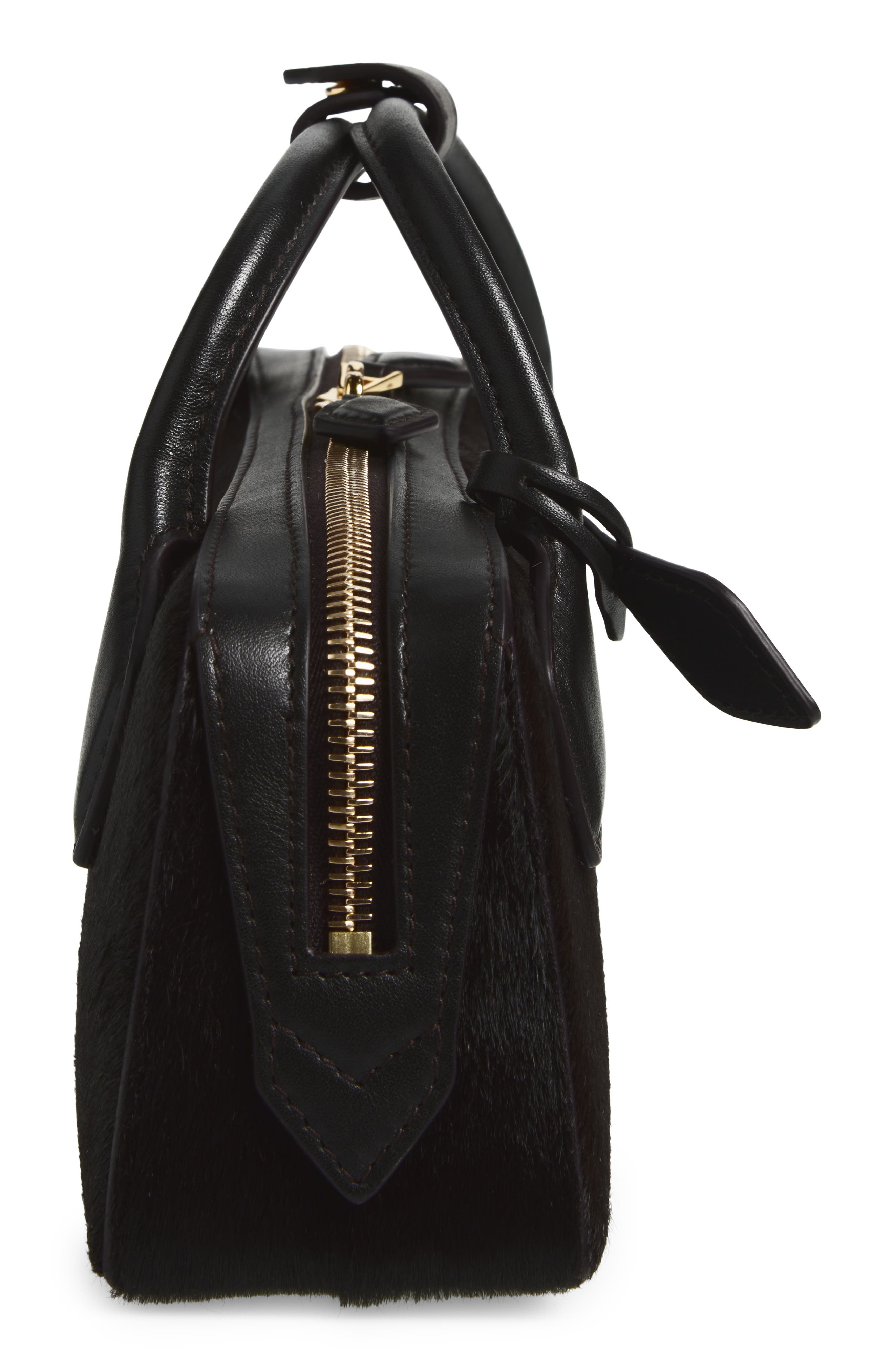 Alaïa Le Teckel Genuine Calf Hair East/West Clutch, Alternate, color, 