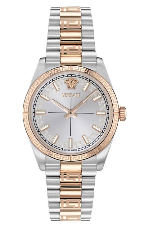 Millenyium Round Two Tone Watch, 32mm