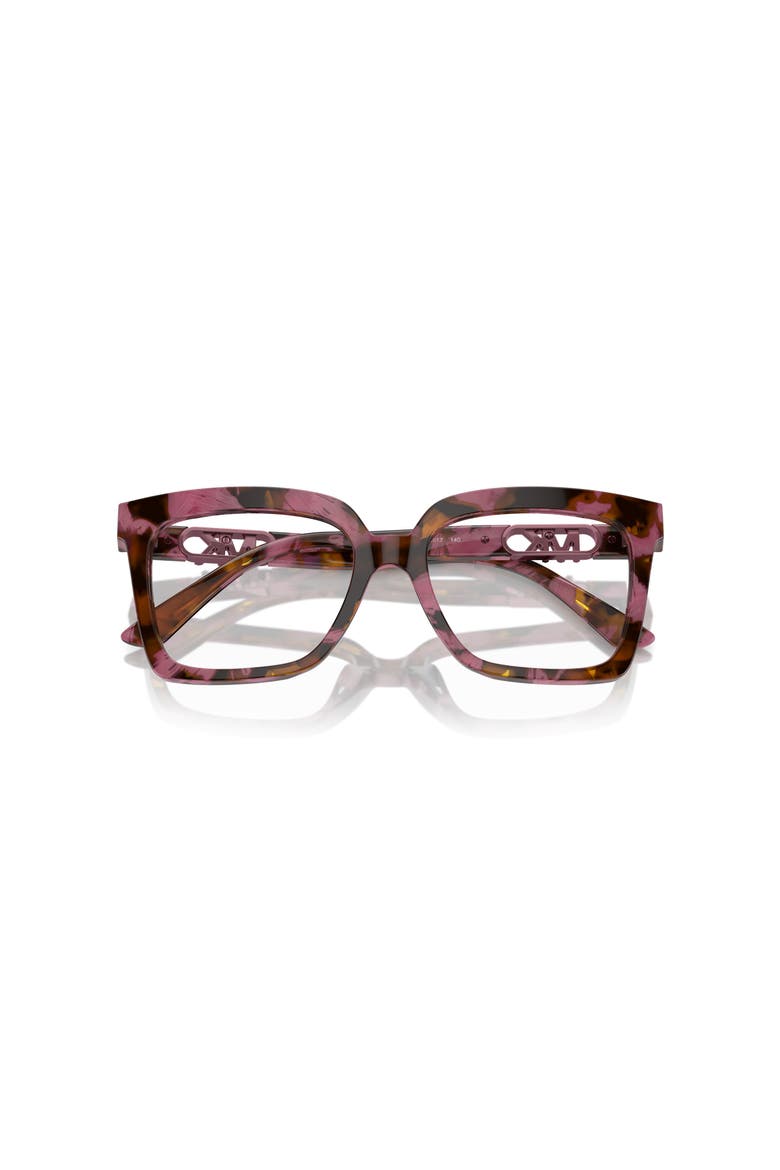 53mm Square optical glasses, Alternate, color, Brown
