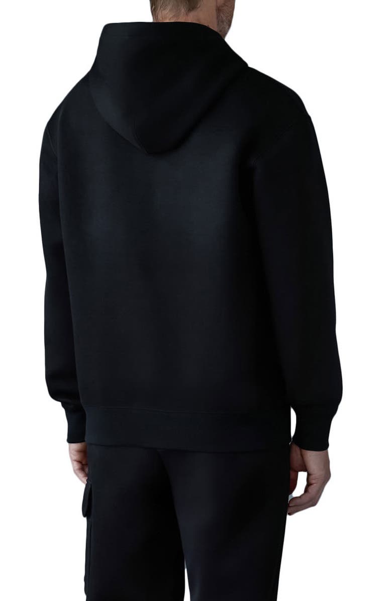 Mackage Krystian Double Face Jersey Hoodie, Alternate, color, Black