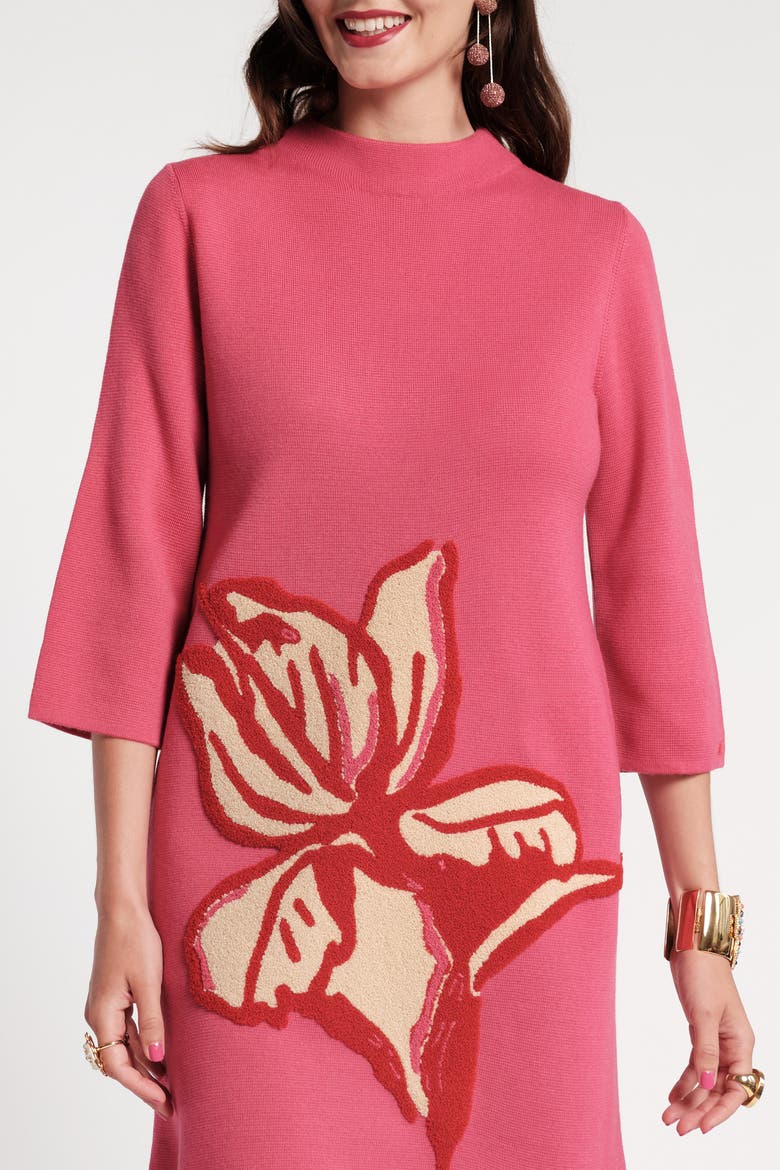 Annie Dress Fringed Tulip, Alternate, color, Pink/Multi
