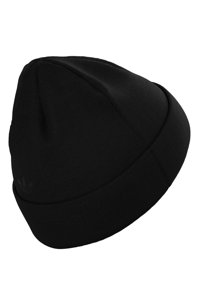 adidas Originals Off Set 3-Stripe Beanie, Alternate, color, Black/ Black