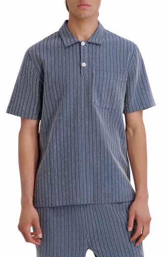 Open Knit Textured Polo