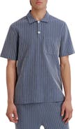 KARL LAGERFELD PARIS Open Knit Textured Polo