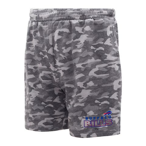 Men's Concepts Sport  Charcoal Buffalo Bills Biscayne Camo Shorts