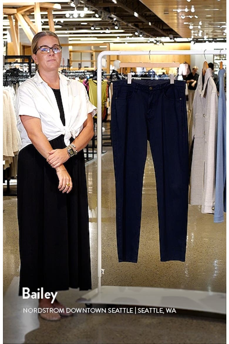 Straight Leg Stretch Pima Cotton Pants video